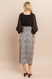 Leopard Print Skirt