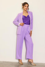 Digital Lavender Long Sleeve Welt Pocket Blazer