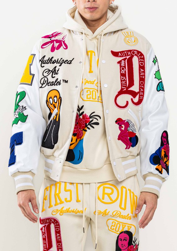完売品 DUALISM multi font varsity jacket 2025年最新】DUALISM