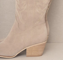 Cedar Wood Embroidered Tall Boot -Samara