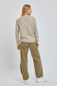 Oatmeal The Hannah Sweater