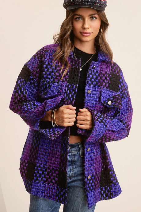 Violet Combo Combo Peyton Jacket