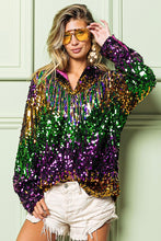 Mardi Gras Fringe Mardi Gras Sequin Top