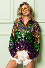 Mardi Gras Fringe Mardi Gras Sequin Top