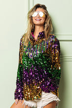 Mardi Gras Fringe Mardi Gras Sequin Top