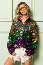 Mardi Gras Fringe Mardi Gras Sequin Top