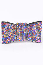 Multi-Color Rhinestone Ribbon Party Handle Bag