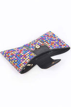 Multi-Color Rhinestone Ribbon Party Handle Bag