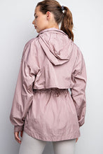 Mauve Parachute Long Sleeves Jacket