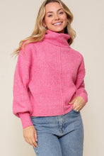 Pink Turtle neck knit sweater