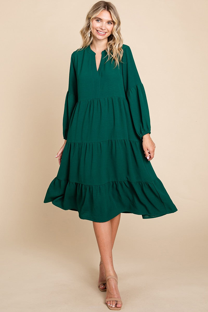 green emerald velvet dress Wedtrend Women Dark Green Bridesmaid Dress with Flower A Line Halter Tiered Chiffon Long Wedding Party Guest Dress, Dark Green