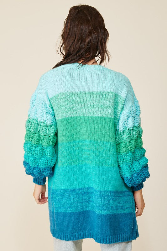 Free people sales ombre cardigan