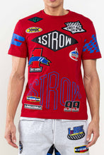 Red First Never Last Racking Patches Tee