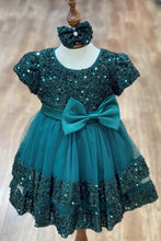 Hunter Green Baby Dress