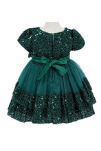 Hunter Green Baby Dress