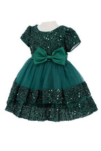 Hunter Green Baby Dress