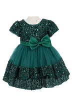 Hunter Green Baby Dress