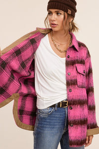 Brown Pink Camille Jacket