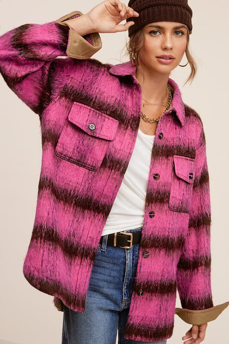 Brown Pink Camille Jacket