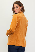 Mustard Corduroy Double Brease Blazer
