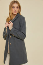 Spruce Button Detail Coat
