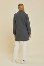 Spruce Button Detail Coat