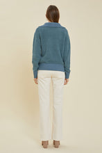 Seafoam Button Cozy Sweater