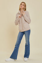Oatmeal Zip-Up Jacket