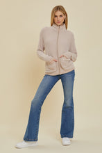 Oatmeal Zip-Up Jacket