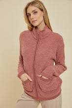 Marsala Zip-Up Jacket