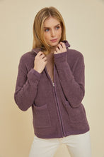Plum Zip-Up Jacket