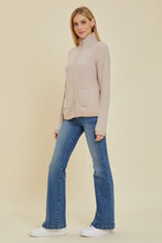 Oatmeal Zip-Up Jacket