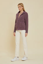 Plum Zip-Up Jacket