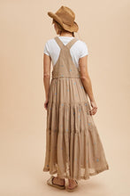 Khaki All Over Embroidered Skirtall