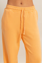 Apricot Elastic Waist Wide-leg Pants