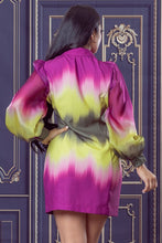 Multi Color Blazer Mini Dress