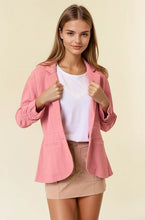 Rose Cinched Sleeve Blazer