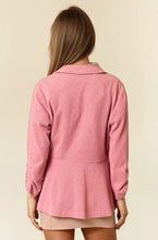 Rose Cinched Sleeve Blazer