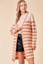 Toffee Striped Cardigan