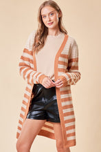Toffee Striped Cardigan