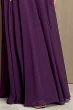 Plum Three Quarter Sleeve Lace Top A Line Mob Gown
