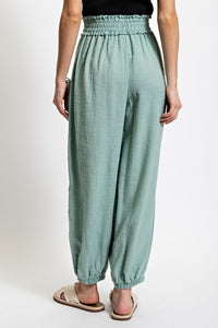Mint Voluminous Relaxed Fit Pant