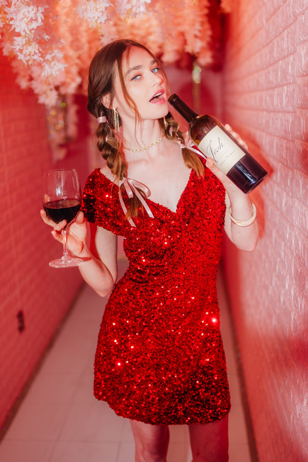 Red Off Shoulder Fitted Sequin Bodycon Mini Dress Aquarius Brand Red Off Shoulder Fitted Sequin Bodycon Mini Dress Aquarius Brand