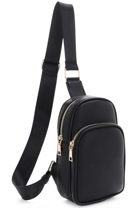 Black Fashion Sling Bag Backpack