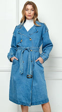 Med Denim Trench Coat