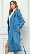 Med Denim Trench Coat