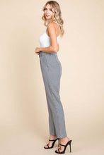 Houndstooth Blazer and High Waisted Pants Pantsuit