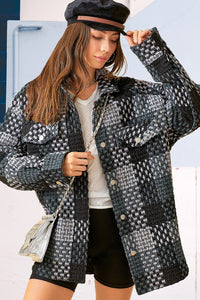 Mono Black Combo Peyton Jacket