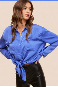 Royal Blue Hazel Shirt