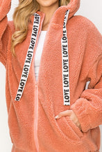 Mauve Snowfall Sherpa Jacket